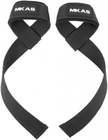 Chingi pentru ridicare de greutati, NUODWELL, Bumbac, pentru antrenament de forta si culturism, bretele sportive, suport suplimentar de prindere a mainii pentru ridicarea greutatii, negru, PF4B [0]