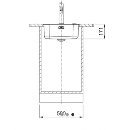 Chiuveta bucatarie Franke SVX 210.40 3,5, otel inoxidabil, 44x44x17 cm, include ventil scurgere si preaplin [2]