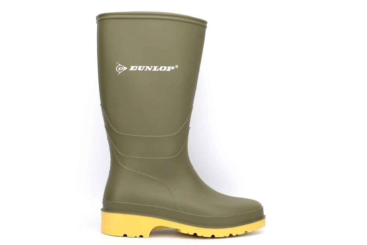 Îmbrăcăminte & Încălțăminte - Cizme cauciuc kaki impermeabile copii cu talpa antiderapanta pentru ploaie si noroi