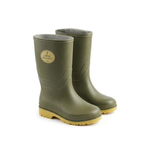 Îmbrăcăminte & Încălțăminte - Cizme cauciuc kaki impermeabile copii cu talpa antiderapanta pentru ploaie si noroi