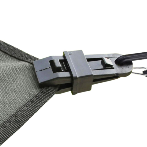Grădină & Bricolaj - Cleme prelată heavy duty set 10 bucăți negre – clipsuri cort, grădină și caravană