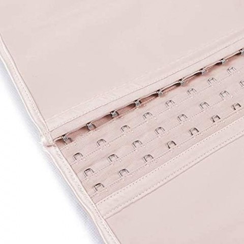 Corset Modelator ANGOOL TWINS FLAME, Bustier Latex pentru Talia Subțire și Abdomen Plat, culoare Nude, Mărimea 4XL [2]
