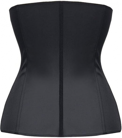 Corset Modelator ANGOOL TWINS FLAME, Waist Trainer din Latex pentru Talie Subțire, Negru, Mărimea 4XL, 91-97 cm [2]