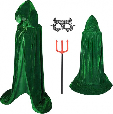 Costume Halloween - Costum de dracusor pentru Halloween, ZUCOS, verde, marime 100 cm