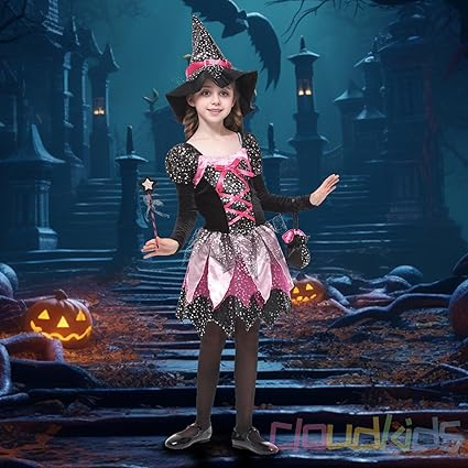 costum vrajitoare fetite costum halloween fetite costum vrajitoare copii costum carnaval fetite costum cosplay fetite costum halloween cu accesorii rochie vrajitoare fetite costum vrajitoare cu palarie costum fantasy fete [3]