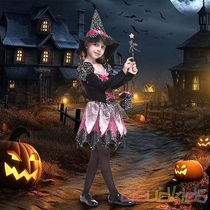 costum vrajitoare fetite costum halloween fetite costum vrajitoare copii costum carnaval fetite costum cosplay fetite costum halloween cu accesorii rochie vrajitoare fetite costum vrajitoare cu palarie costum fantasy fete [6]