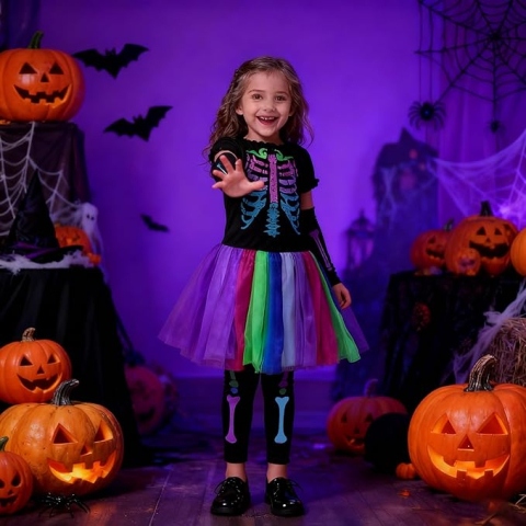 costum-halloween-schelet-colorat-fete [2]