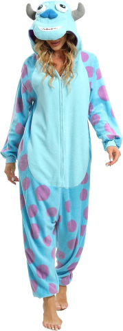costum-kigurumi-sully-albastru-buline-mov [4]