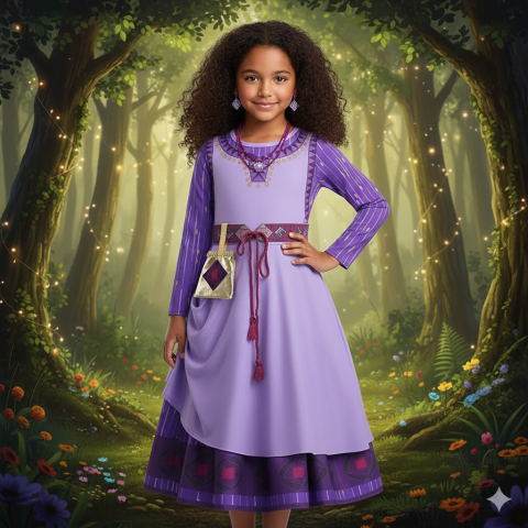 costum-wish-asha-printesa-fete-rochie-mov-accesorii [3]