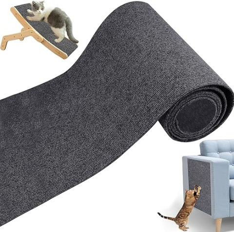 Pet shop - covoras-autoadeziv-zgariat-pisici-protectie-canapea-200x40-gri