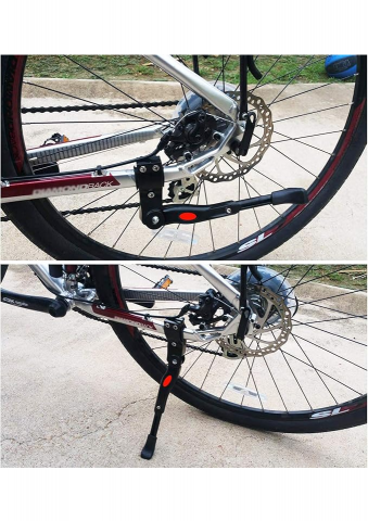 Cric Bicicletă Rainmae din Aluminiu Reglabil 34,5–40 cm, Compatibil cu Roți 20–29 Inch, Suport Lateral Antiderapant pentru MTB, Biciclete de Șosea, City Bike, E-Bike [5]