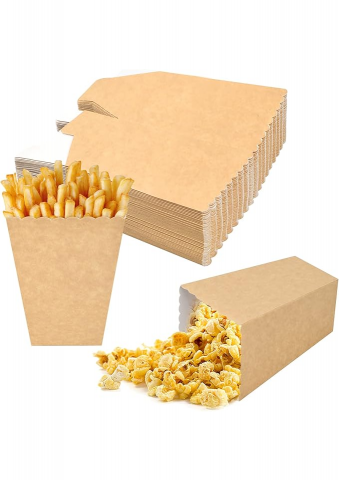 Casă, Grădină & Bricolaj - Cutii de popcorn din carton marime S (9 x 6.2 x 13.5) - GMRL