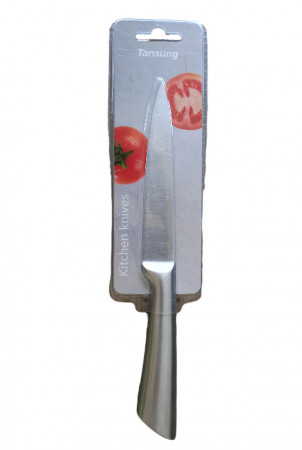 Cutit profesinal de bucatarie ascutit pentru a taia fructe, legume si multe altele, argintiu, lama 13 cm, Tansung [1]