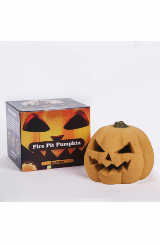 Costume Halloween - Dovleac din ceramică pentru lumânare, HeyFurni, 16 x 12.5 cm