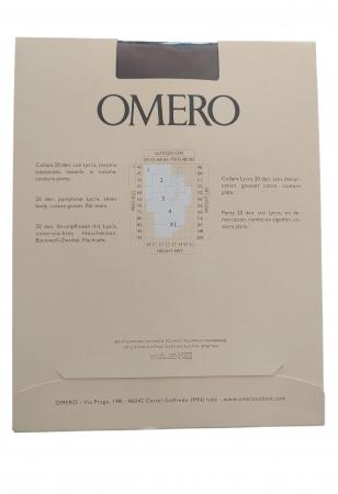Dres premium, elegant, elastic, subtire 20 DEN, Omero,culoare Cappuccino, marime 2/S [1]