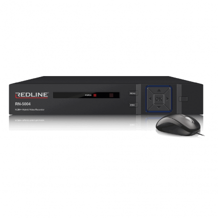 IT, PC & Periferice - DVR 5 in 1 HVR/DVR/NVR/TVI/CVI 4 canale 1080P, H 264+, Full HD, RedLine RN-5004