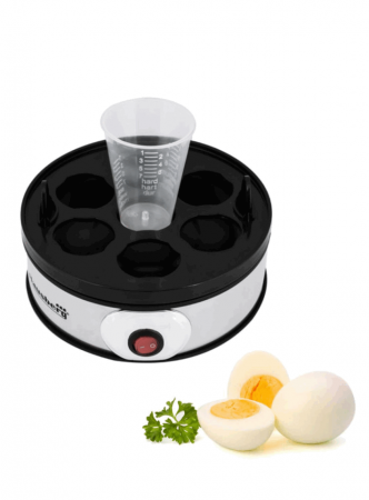 Fierbator Electric pentru Oua , 350 W, Capacitate 7 Oua, Cronometru, Inox + Plastic, Hausberg HB2215 [1]