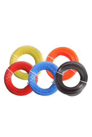 Casă, Grădină & Bricolaj - Fir motocoasa multicolor, Trimmer Line, 2 mm, 15 metri, rotund