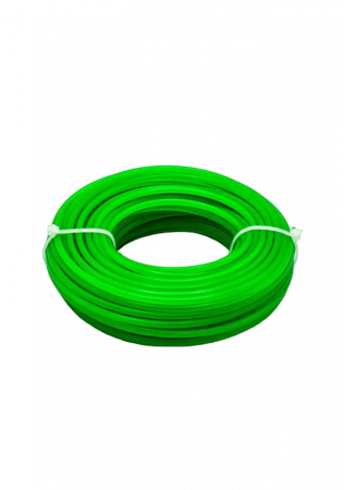 Fir motocoasa verde, Trimmer Line, 2.0 mm, 15 metri, rotund