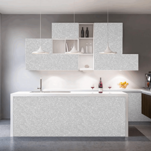 Folie decorativa autoadeziva pentru mobilier, Gri, 30x300 cm, SAAD [5]