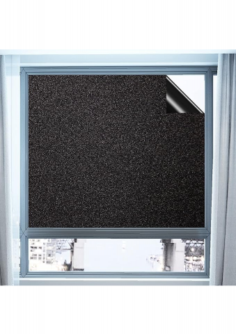 Casă, Grădină & Bricolaj - Folie pentru Ferestre, opaca, negru mat, anti-UV, 44x200cm