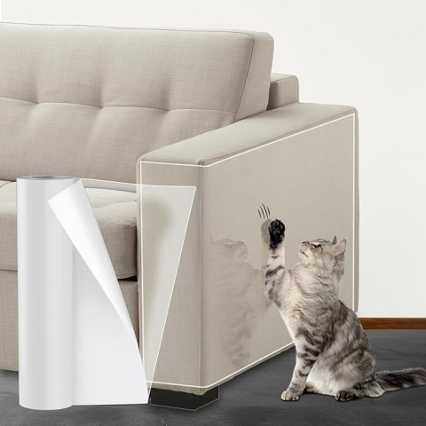Pet shop - folie-transparenta-anti-zgârieturi-pisici-protecție-canapea-5m-20cm
