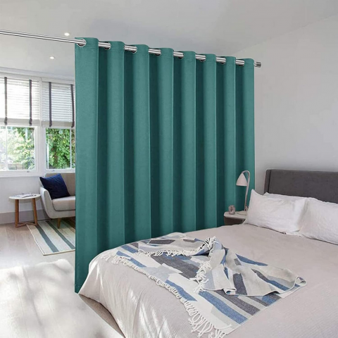 Galerie simpla extensibila de la 76 pana la 238 cm, metal, diametru 25 mm, argintiu, Inflation [5]
