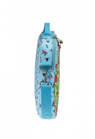 Geanta pentru laptop Busquets Country cu curea, 38x30x6 cm, albastru [1]