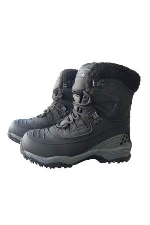 Ghete din piele matlasate dama, Vemont, Dintex technology, Negru, 36 [3]