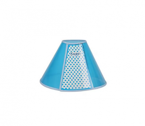 Guler de Protecție pentru Câini și Pisici Supet, Mărime M (Circumferință Gât 30-37 cm), Plastic, Albastru, Reglabil [4]