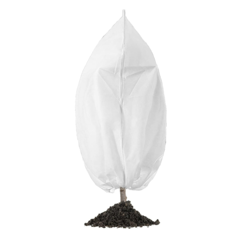 Casă, Grădină & Bricolaj - Husa anti inghet 200x120 cm 40g/m2 albe cu snur si top circular pentru palmieri si maslini