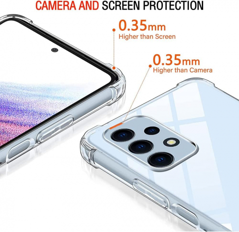 Husă CaseLover pentru Samsung Galaxy A52 5G, Transparentă, cu Șnur Reglabil, Rose Gold [1]