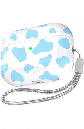 Accesorii Telefoane Mobile - Husa din silicon Apple Airpods PRO 2, alb, albastru