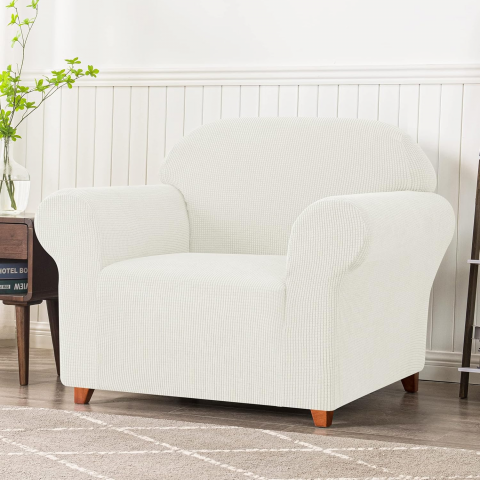 Husa elastica Subrtex pentru fotoliu, 1 locuri, Spandex, Lavabila la masina, Model reliefat [1]