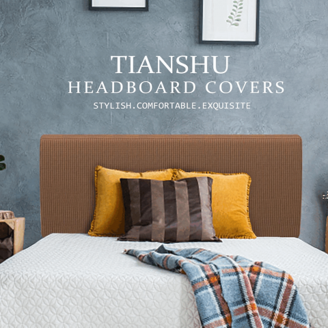 Husa extensibila pentru tablie pat, Tianshu, elastica,140-165 cm [4]