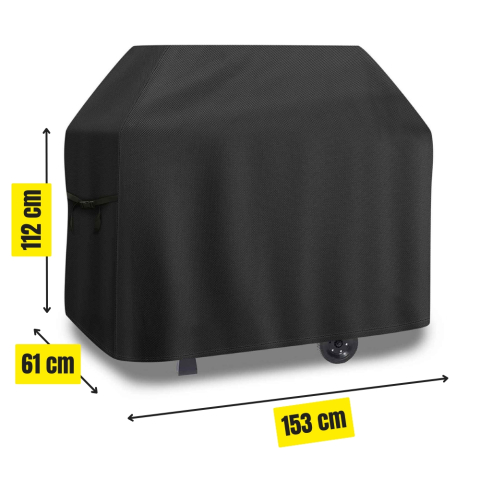 Husa gratar 153x61x112 cm, Impermeabila, din material Oxford 420D, protectie BBQ, Universala [1]