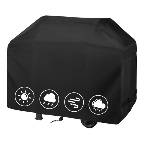 Husa universala gratar 145x61x117 cm Oxford 500D impermeabila protectie BBQ