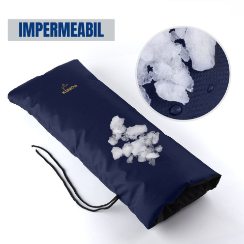 Husa Izolat robinet exterior, 49 x 21 cm, Protectie anti-inghet, Groasa, material textil impermeabil, cu snur de strangere [3]