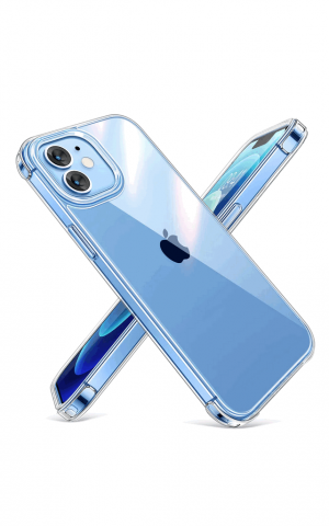 Huse, Folii & Accesorii Telefoane - Husă pentru iPhone 12/12 Pro 6.1 inch, protecție anti-șoc, anti-ingălbenire, CANSHN, transparentă
