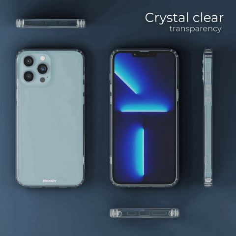 Husa pentru iPhone 13 Pro Max, TPU, Transparent, Moozy, JUD785 [4]