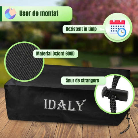 Husa Plita Electrica 60x60x25 cm, impermeabila, cu elastic de fixare, Potrivit si pentru aragaz si gratar [2]