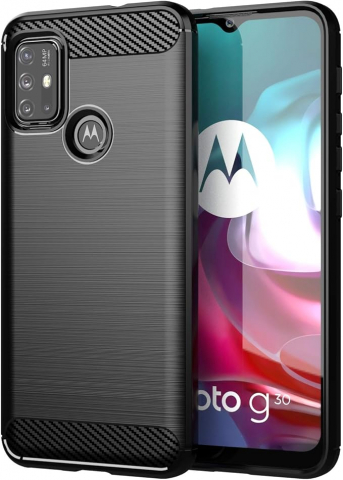 Huse, Folii & Accesorii Telefoane - Husă TingYR Ultra Subțire din Silicon pentru Motorola Moto G10/G30, Negru, Rezistentă la Șocuri și Zgârieturi, JUTJ