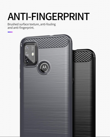 Husă TingYR Ultra Subțire din Silicon pentru Motorola Moto G10/G30, Negru, Rezistentă la Șocuri și Zgârieturi, JUTJ [5]