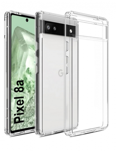 Huse, Folii & Accesorii Telefoane - Husa Transparenta Crystal Clear pentru Google Pixel 8a, Protectie Militara, Antisoc, Rezistenta la Zgarieturi