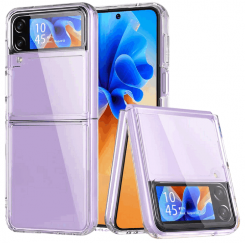 Husă transparentă pentru Samsung Galaxy Z Flip 4, BESINPO [0]