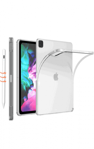 Huse & Folii Tablete - Husă Transparentă Slim pentru iPad Pro 12.9 inch, Generația a 6-a/a 5-a 2022/2021, 6CMZ