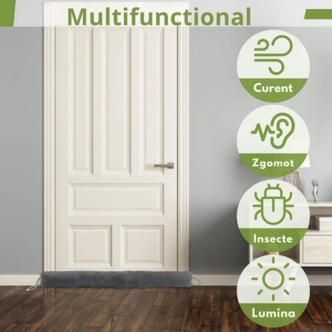 Izolator usa 93 cm anti-curent rulou etansare impotriva vantului si insectelor [4]