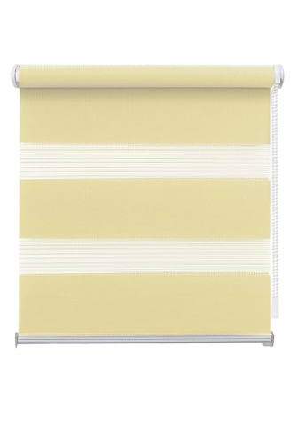 Casă, Grădină & Bricolaj - Jaluzea noapte/zi cu Fixare Fara Gaurire, Eurohome, Solutie Eleganta pentru Intimitate si Controlul Luminii, 85x220 cm, galben