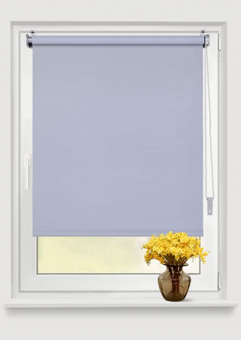 Casă, Grădină & Bricolaj - Jaluzea Termica Blackout 45 x 160 cm, Gri deschis, Fara Gaurire, cu Strat Intunecat si Certificare Oeko-Tex 100, OBdeco