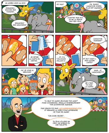 Joc primii pasi in arta magiei, carti magice, Aventuri la zoo, The Shifting Card, LaClasseMagique [3]
